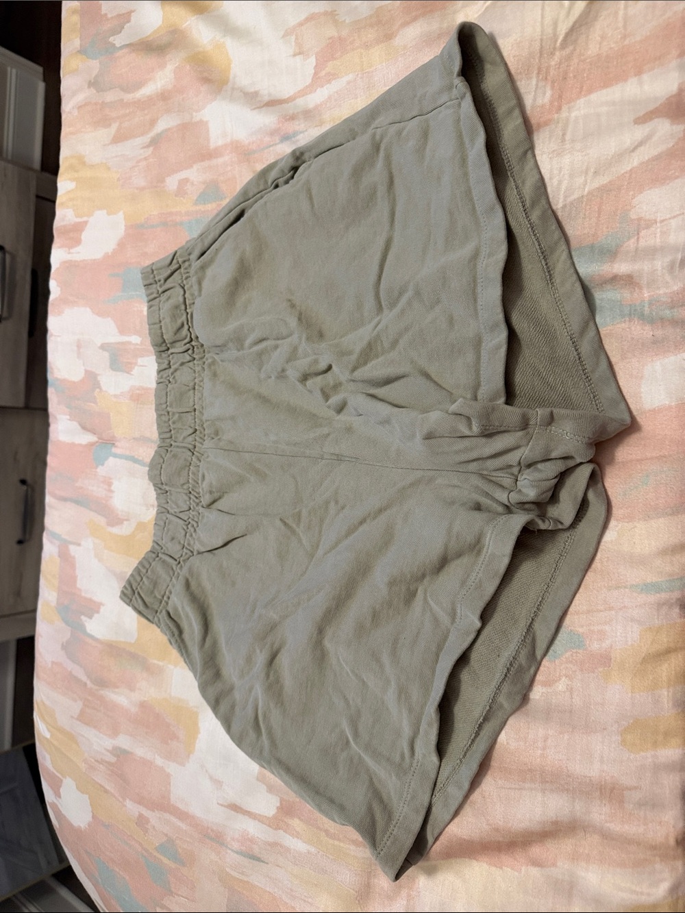 Zara Women's Olive Drawstring Athletic Shorts